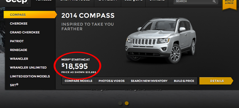 Illustration for article titled The Jeep Renegade Price Is (Probably) Not $18,595